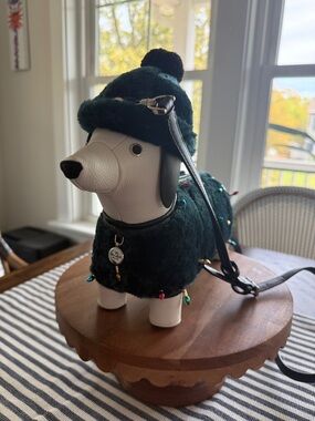 kate spade Claude Dachshund Faux Fur Dachshund Crossbody purse